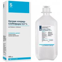 Натрия хлорид 0,9% 400мл р-р д/инф. №20 фл. (ГРОТЕКС ООО_1)