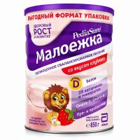 Педиашур малоежка 850г смесь сух. №1 банка клубника (ABBOTT LABORATORIES B.V.)