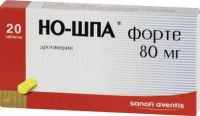 Но-шпа форте 80мг таб. №20 (CHINOIN PHARMACEUTICAL AND CHEMICAL WORKS CO.)