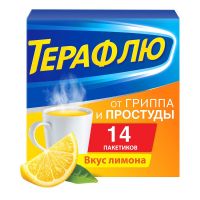 Терафлю пор.д/р-ра д/пр.внутр. №14 пак.  лимон (GSK CONSUMER HEALTH INC)