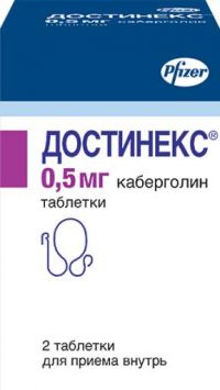 Достинекс 0.5мг таб. №2 (PFIZER INTERNATIONAL LLC)