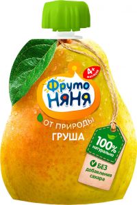 Фрутоняня пюре 100г груша натуральн. (ПРОГРЕСС ОАО)