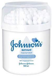 Джонсонс бэби ватные палочки №100 (JOHNSON & JOHNSON S.P.A.)