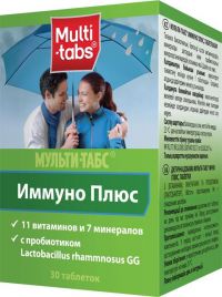 Мульти-табс иммуно плюс таб.жев. №30 (NATUR PRODUKT EUROPE B.V./ NATUR PRODUKT PHARMA SP.ZO.O.)