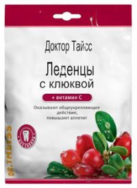 Доктор тайсс клюква + витамин c 50г леденцы (DR.THEISS NATURWAREN GMBH)