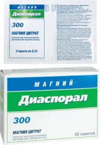 Магний-диаспорал 300мг 5г гран.д/р-ра д/пр.внутр. №50 пак. (PROTINA PHARMAZEUTISCHE GMBH)