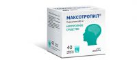 Максотропил (пирацетам) 600мг таб.шип. №40 (ИРБИТСКИЙ ХИМИКО-ФАРМАЦЕВТИЧЕСКИЙ ЗАВОД ОАО)