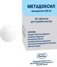 Метадоксил 500мг таб. №30 (BALDACCI LABORATOIRE S.P.A.)