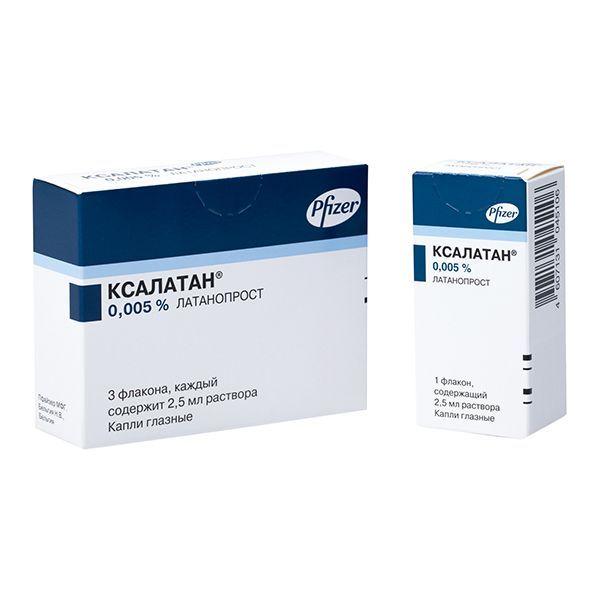 Ксалатан 0.005% 2.5мл капли глазн. №3 фл.-кап. (Pfizer mfg. belgium n.v.)