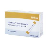 Депакин хроносфера 250мг гран.д/пр.внутр.пролонг. №30 пак. (SANOFI-WINTHROP INDUSTRIE_2)