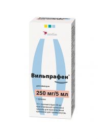 Вильпрафен 250мг/ 5мл 15г гран.д/сусп. №1 фл. (FAMAR LYON)