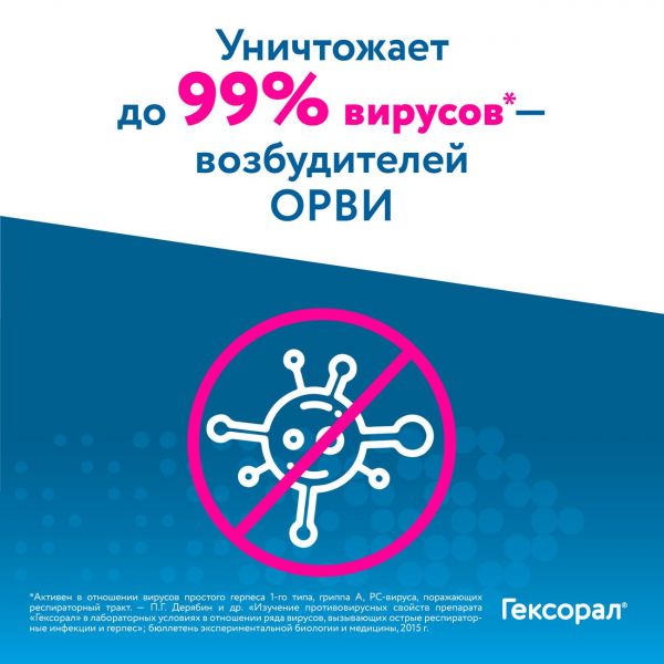 Гексорал 0,2% 40мл аэр.д/пр.местн. №1 бал.аэр.  с насадк. распылит. 4 шт (Famar orleans)