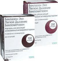 Беклазон эко легкое дыхание 100мкг/доза 200доз аэр.д/инг. №1 фл.-инг.оптим. (NORTON [WATERFORD])