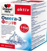 Доппельгерц актив омега-3 форте капс. №60 (QUEISSER PHARMA GMBH & CO. KG)