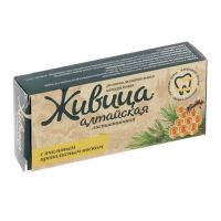 Живица алтайская с пчелиным воском и прополисом 0,8г резинка жев. №4 (АЛТАЙСКИЙ НЕКТАР ООО)
