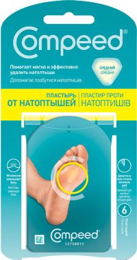 Компид пластырь от натоптышей №6 средний 7610900 (JOHNSON & JOHNSON CONSUMER PRODUCTS)