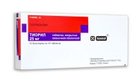 Тиорил 25мг таб.п/об.пл. №100 (TORRENT PHARMACEUTICALS LTD)