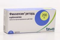 Финлепсин ретард 200мг таб.пролонг. №50 (TEVA OPERATIONS POLAND SP Z.O.O.)