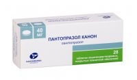 Пантопразол 40мг таб.п/об.киш/раств. №28 (КАНОНФАРМА ПРОДАКШН ЗАО)