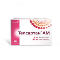 Телсартан ам 5мг+40мг таб. №28 (DR.REDDYS LABORATORIES LTD.)