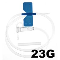 Игла-катетер бабочка 23g 0,6*19мм голубой (SHANDONG ZIBO SHANCHUAN MEDICAL INSTRUMENT CO.,LTD)