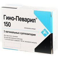 Гино-певарил 150мг супп.ваг. №3 (XIAN-JANSSEN PHARMACEUTICAL LTD)