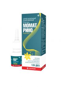 Момат рино 50мкг/доза 120доз спрей наз.доз. №1 фл. (GLENMARK PHARMACEUTICALS LTD)