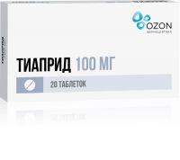 Тиаприд 100мг таб. №20 (ОЗОН ООО)