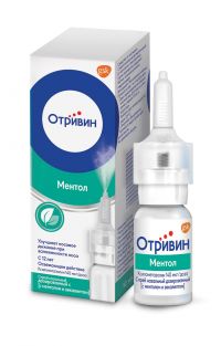 Отривин 0.1% 10мл спрей наз.доз. №1 фл.-доз.  ментол эвкалипт (NOVARTIS CONSUMER HEALTH S.A.)