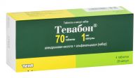 Тевабон 70мг таб. №4 + 1мкг капс. №28 (TEVA PHARMACEUTICAL INDUSTRIES LTD.)