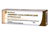 Линимент бальзамический (по вишневскому) 30г №1 уп. (МОСКОВСКАЯ ФАРМАЦЕВТИЧЕСКАЯ ФАБРИКА ЗАО)