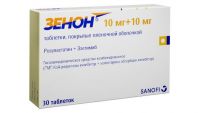 Зенон 10мг+10мг таб.п/об.пл. №30 (SANOFI ILAC SANAYI VE TICARET A.S.)