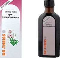 Доктор тайсс подорожника сироп от кашля 100мл (DR.THEISS NATURWAREN GMBH)