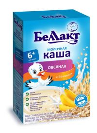 Беллакт каша молочная 200г овсянка (БЕЛЛАКТ ОАО)