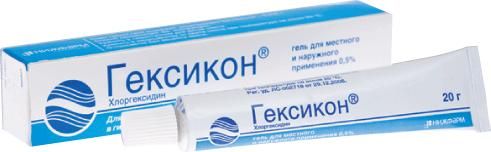 Гексикон 0.05% 20г гель д/пр.наружн. №1 туба