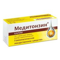 Медитонзин 35г капли д/пр.внутр.гомеоп. №1 фл.кр.-кап. (MEDICE ARZNEIMITTEL PUTTER GMBH & CO. KG)