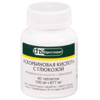 Аскорбиновая кислота с глюкозой 100мг таб. №40 (ФАРМСТАНДАРТ-УФАВИТА ОАО [УФА]_2)