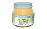 Бибиколь пюре 80г творог козий абрикос яблоко (БИБИКОЛЬ)