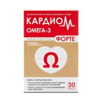 Кардиом омега-3 форте капс. №30 (WALMARK CO.)