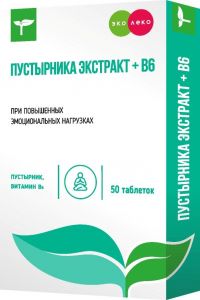 Эколеко пустырника экстракт + b6 таб. №50 (ВНЕШТОРГ ФАРМА ООО (ВТФ ООО))