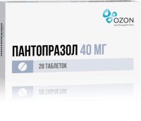 Пантопразол 40мг таб.п/об.киш/раств. №28 (ОЗОН ООО)