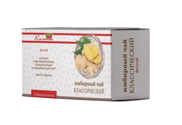 Калинка фиточай имбирный 1,5г №20 ф/п.